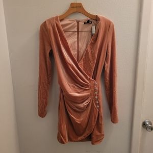 Rosey Velvet Mini Dress